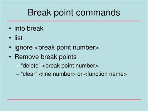 breaking point tsrip|Breaking Point Commands .